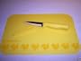 Tupperware PARING Knife & CUTTING Board SET Yellow