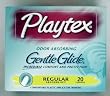 Playtex Gentle Glide Regular Tampons, 20 Count