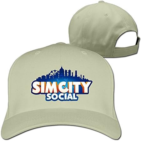 SimCity LOGO Unisex Adjustable Vintage Snapback