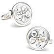 Chrome Wheel Cufflinks