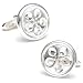 Chrome Wheel Cufflinks