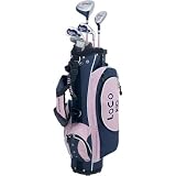 Dunlop Golf LoCo Kid Girls Complete Set - Ages 5-8 (Regular,Right Hand,Graphite)