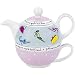 ORIG. TEA FOR ONE PORZELLAN ENGLAND TEEKANNE TASSE