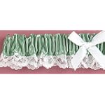 Thyme Ribbon & Lace Garter