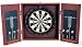 Toys : Dart board set with wooden storage case