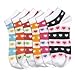 Mamia Lot of 3 Pairs Young Girls Ped Hearts Assorted Kids Socks