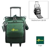 Oregon Ducks NCAA Avalanche Picnic Cooler on Wheels (Hunter Green) (Embroidered Logo)