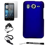 Blue Smooth Design Cover / 2 Piece Snap On Crystal Protective Hard Case for ....