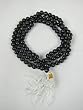 Black Agate Shani Mala 108+1 Beads Japamala - Symbol of Protection