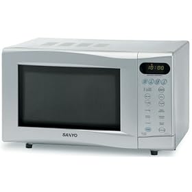Sanyo EM-G4777S Silver Family Size Touch Control Oven with Quartz Grill