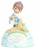 Precious Moments Footprints In The Sand Musical, Boy