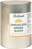 Roland Sliced Crystallized Ginger, 6-Pound Can