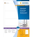 Herma 4284 Ordnerr&uuml;ckenetiketten A4 192x61 mm Papier matt blickdicht 400 St&uuml;ck