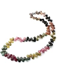 Limited Sales Promotion O-stone 2A Tourmaline Colorful Raindrop from Paradise Necklace Family Beads Collection Bracelet 3-8mm48cm Bracelet Grounding Stone Protection Very Precious Gemstone