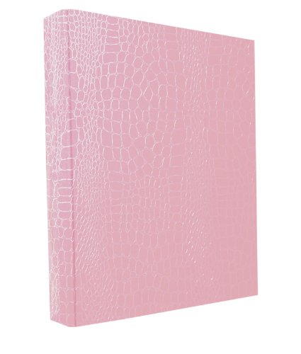 Aurora Products Proformance Binder, 2 - Inch Round Ring, Pink Crocodile, (80130)