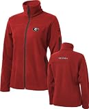 Georgia Bulldogs Women's Red Columbia Give And Go Full-Zip Jacket