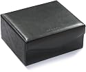 Movado Black Leather Valet Box #0603046