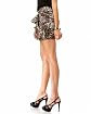 Leopard Ruffle Silk Skirt Product Image