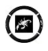 Comfort Grip Steering Wheel Cover - Scorpion King White