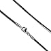 Loralyn Designs Brown Leather Necklace Cord - 2mm - Stainless Steel Clasps Men Women (16, 18, 20, 22, 24 and 30 Inch)