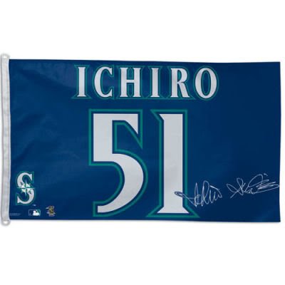 SEATTLE MARINERS OFFICIAL LOGO 3ft x 5ft FLAG