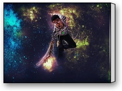 ArtShop Gallery Wrapped Kid Cudi Theme Custom Modern Art Painting Wall Decor Canvas Print