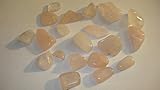 Rose Quartz 2oz (2 Ounces) Bag Mixed Sizes "Flat & Unique Shaped" Free-form Tumbled & Polished 100% Natural Crystal Gemstone Specimen