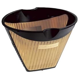 SwissGold 6-12 cup reusable cone shape coffee filter KF4