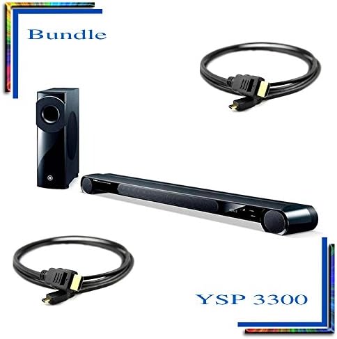 YSP-3300 Digital Sound Projector home theater sound bar with true 7.1 surround sound and wireless subwoofer YSP3300 Bundle
