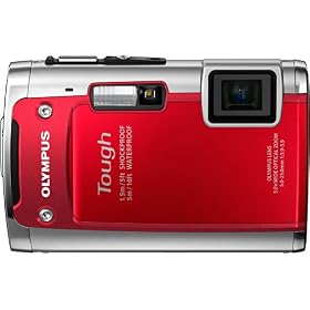 Olympus TG-610 Tough 14 MP Digital Camera , 5x Wide Optical Zoom (28mm), 3 920K LCD (Red) by Olympus