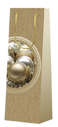 Duni Flaschentüten Ornaments gold, 12,3 x 36,2 x 7,8 cm