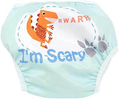 Swimava S1 Deluxe Swim Diaper (Size L) 3-24 months (Green Dinosaur)