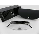 AG ペアルーペ Hazuki 拡大鏡　2.7D メガネタイプ　フレームタイプ 老眼鏡シニアグラスタイプの拡大鏡ルーペ