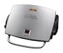 George Foreman 14525 Family Removable Plates Grill and Melt, 4-Portion, Brushed Steel