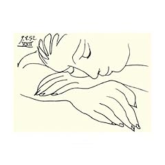 Picasso, Pablo - Sleeping Woman - Kunstdruck Artprint Gem�lde Museum schlafende Frau Gr�sse 120x90