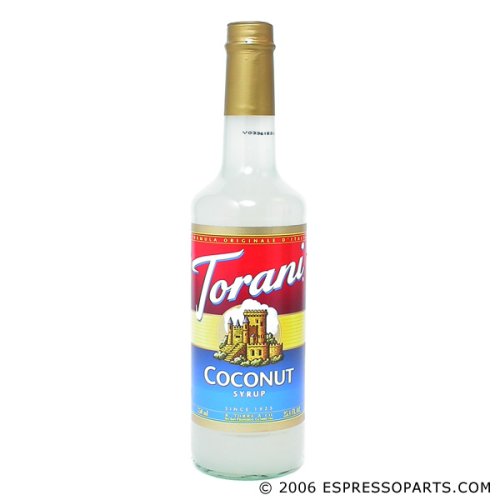 Torani Coconut Syrup - Italian Syrup 750ml - 25.4oz