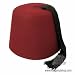 Maroon Fez with Black Tassel