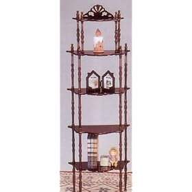 <b>Cherry 5-Tier Wooden Display Rack</b>