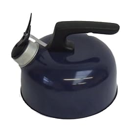 2 pint camping kettle with whistle