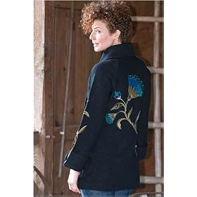 Ladies Wool Garden Coat by Overland Sheepskin Co