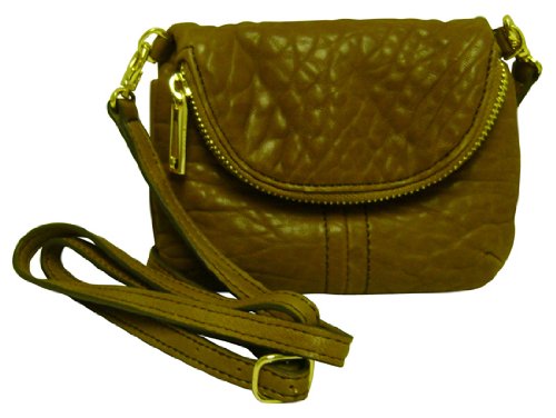 Lodis Synergy Lexy Crossbody Leather Bag Camel