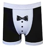 Black Tie Tuxedo Boxer Briefs for men
