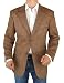 Executive 2-button Sueded Microfiber Sport Coat Modern Blazer Extra Soft Suede Sportcoat Brown Mocha