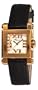 Chopard Women's 275349-5001 LBK Happy Sport Square Black Leather White Dial Watch