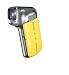 Sanyo Xacti CA100 Outdoor/Waterproof Dual Camera (14MP, Full HD recording, 12x Double range Zoom, Waterproof to 3m) - Yellow