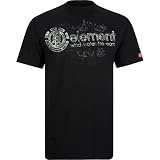 ELEMENT Grunge Mens T-Shirt - Black