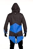Cosplay Costume Hoodie/Jacket/Coat-10 Opitions for the fans,Black with Blue,Men Medium