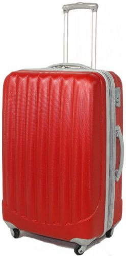 ROT Business Koffer Reisekoffer Koffer Trolley Boardcase Bordcase 54cm/ 45 L Hartschale