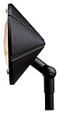 Kichler Lighting 15361BKT 12-Volt Low Voltage Adjustable Wall Wash Accent Light with Clear Polycarb