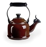  : Le Creuset Demi Enamel-on-Steel 1-1/4-Quart Kettle, Espresso
